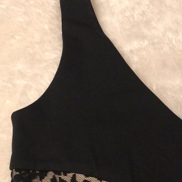 Free People Lower East Side Lace Contrast Mini Dress Size Small - Picture 4 of 14